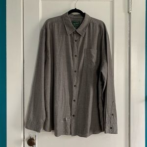 Grey Woolrich lightweight long sleeve button down